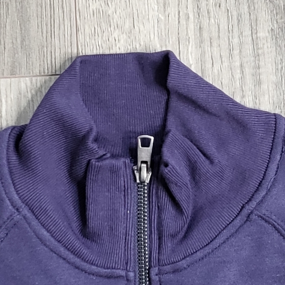 NWT NFL Team Apparel LOS ANGELES RAMS OTS Fleece 1/4 Zip Foil Sweatshirt Size M - Picture 6 of 6